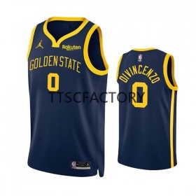 Camiseta Hombre NBA Golden State Warriors Donte DiVincenzo 0 Jordan 2022-23 Statement Edition Navy Swingman